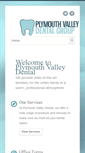 Mobile Screenshot of plymouthvalleydental.com